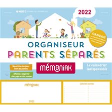 Organiseur parents séparés 2022 : 16 mois : De septembre 2021 à décembre 2022