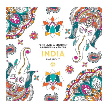 India : Le petit livre de coloriages