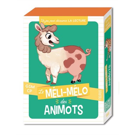 Le méli-mélo des animots : Un jeu pour découvrir : La lecture