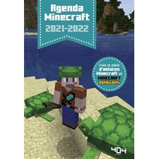 Agenda Minecraft 2021-2022 : De septembre 2021 à fin juillet 2022 : 1 jour  /  1 page
