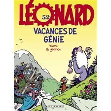 Léonard T.52 : Vacances de génie : Bande dessinée