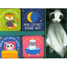 Mon coffret doudou, mon coffret bonne nuit : 1 doudou + 3 livres