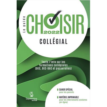 Guide choisir collégial 2022