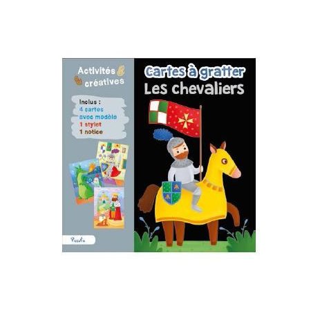 Les chevaliers : Activités créatives : 4 cartes avec modèles, 1 stylet + 1 notice