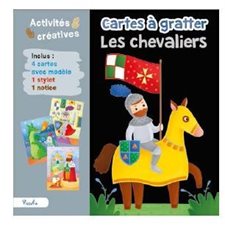 Les chevaliers : Activités créatives : 4 cartes avec modèles, 1 stylet + 1 notice