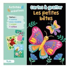 Les petites bêtes : Activités créatives : 4 cartes avec modèles, 1 stylet + 1 notice