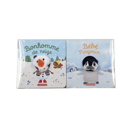 Coffret hiver : Bébé pingouin & bonhomme de neige : Les bébêtes