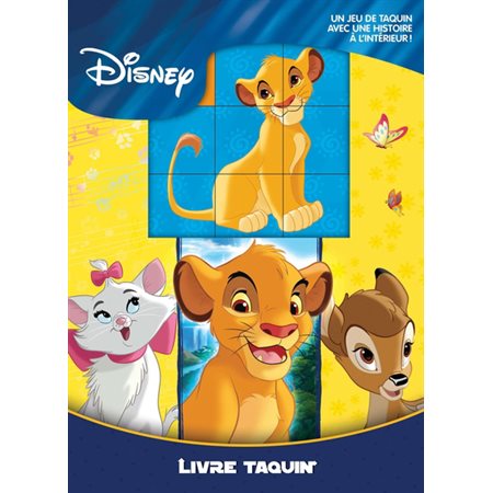 Disney Animaux : Livre taquin : Un jeu taquin avec une histoire à l'intérieur !