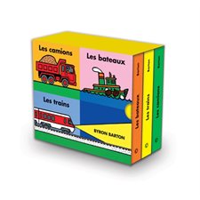 Les camions, les bateaux, les trains : Coffret comprenant 3 volumes