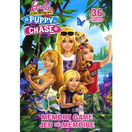 Barbie et ses soeurs dans une chasse de chiots : 36 cartes : Jeu de mémoire