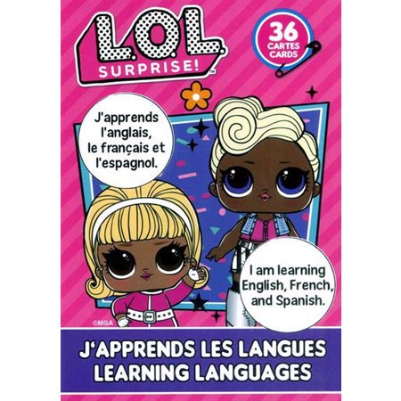 L. O. L. Surprise ! : 36 cartes : J'apprends les langues