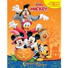 Mickey Halloween : Comptines et Figurines : Comprend 1 livre illustré, 10 figurines  + 1 tapis