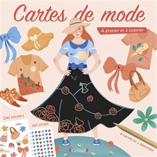 Cartes de mode : Motifs monde : À gratter et à colorier