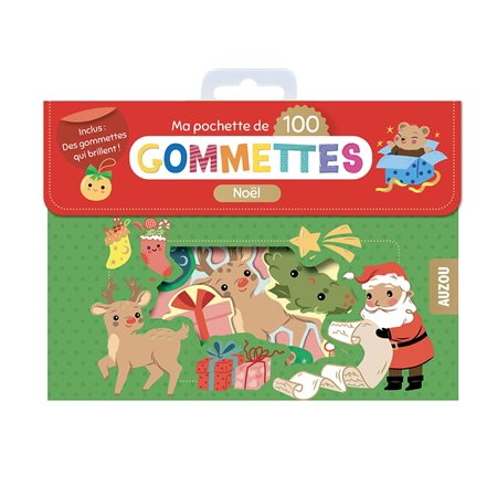 Noël : Ma pochette de 100 gommettes