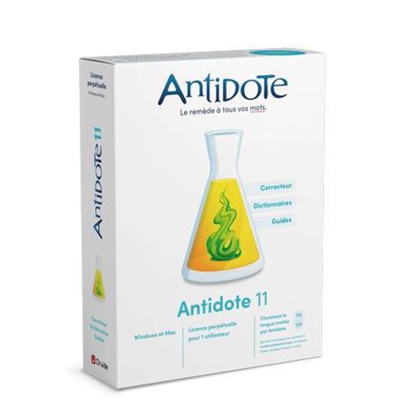 Antidote 11 : Windows et Mac : Licence perpétuelle pour 1 utilisateur
