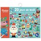 20 jeux de Noël : 6 + : Cherche et trouve; points à relier; labyrinthes; jeux de différences