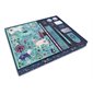Mon coffret de papeterie : Contient un carnet de 128 pages, + de 100 autocollants, 2 aimants, 1 cray