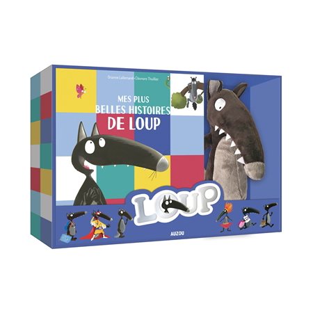 Mes plus belles histoires de Loup : Coffret comprenant 3 histoires de Loup + 1 peluche