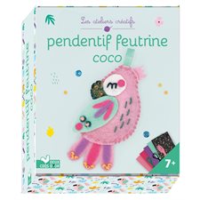 Pendentif feutrine coco : Les ateliers créatifs : 7+