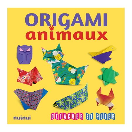 Origami animaux : Détacher et plier