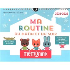 Ma routine du matin et du soir Mémoniak 2021-2022