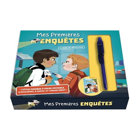 Mes premières enquêtes : Coffret : Le duel de détectives : Avec 1 stylo magique, etc.