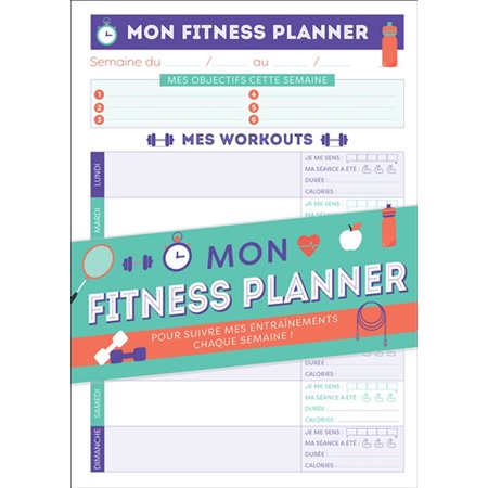 Mon fitness planner : Blocs aimantés