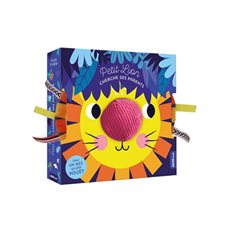 Petit lion cherche ses parents : Avec un nez qui fait pouêt : Livre en tissu