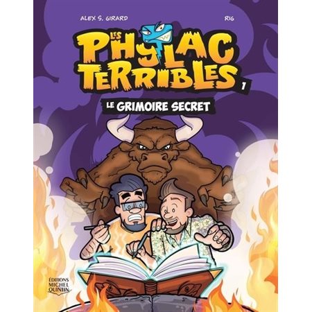 Les Phylacterribles T.01 : Le grimoire secret : Bande dessinée