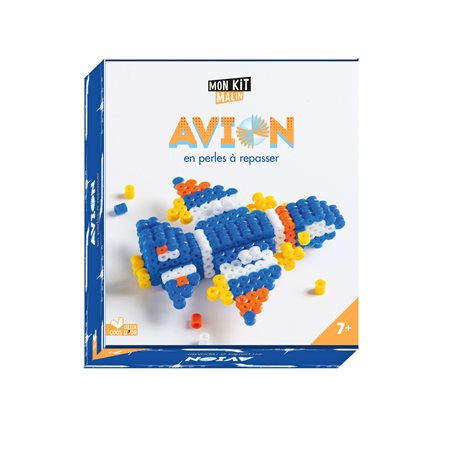 Avion en perles à repasser : 7 + : Mon kit malin