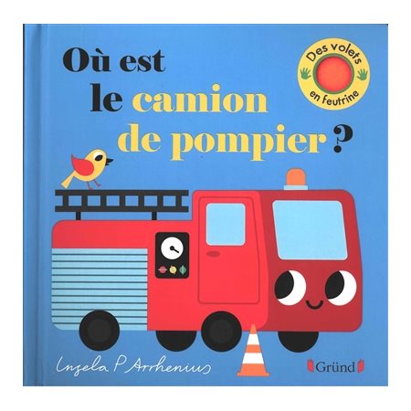 Où est le camion de pompier ? : Des volets en feutrine