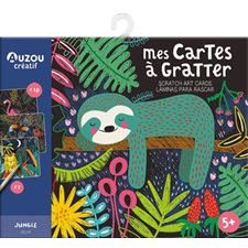 Jungle : Mes cartes à gratter : 5 + : Ma pochette d'artiste
