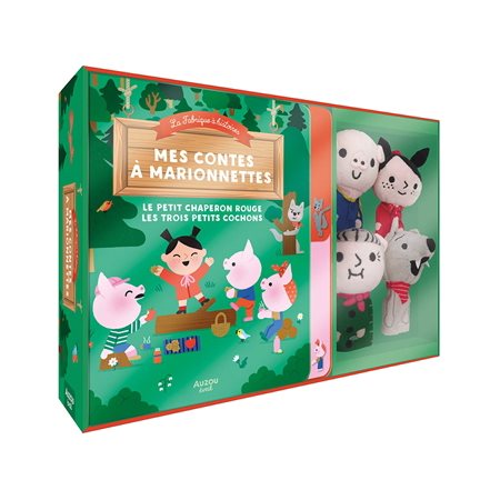 Mes contes à marionnettes : Coffret : Le petit chaperon rouge & Les trois petits cochons