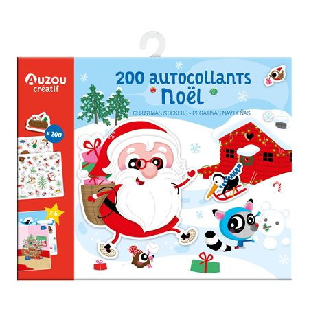 200 autocollants Noël : Ma pochette d'artiste