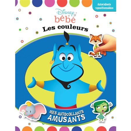 Disney bébé : Les couleurs : Mes autocollants amusants : Autocollants repositionnables