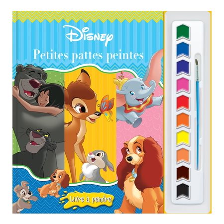 Petites pattes peintes : 3 ans et + : Livre à peindre