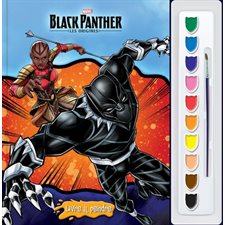 Marvel. Black Panther : Les origines : Livre à peindre
