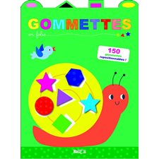 Escargot : Gommettes en folie : 3+ : 130 + gommettes repositionnalbes !