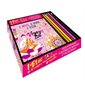 Voyages zen : Coffret comprenant 1 bolc + 4 crayons aquarellables + 1 feutre
