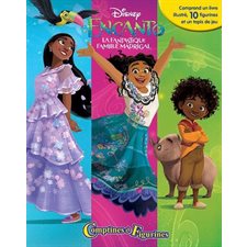 Disney : Encanto : La fantastique famille Madrigal : Comptines et figurines : 1 livre + 10 figurines + 1 tapis de jeu