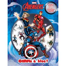 Marvel Avengers : Gonflé à bloc ! : Plus de 30 autocollants en reliefs !