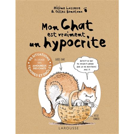 Mon chat est vraiment un hypocrite : 95 situations tendres et drôles à l'usage des amoureux des chat