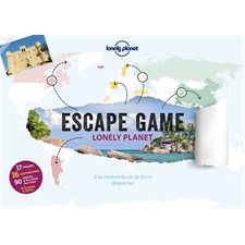 Escape game Lonely planet : 17 énigmes, 16 destinations, 90 minutes : 14 +