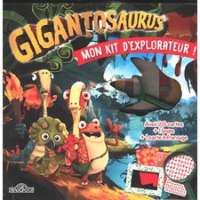 Gigantosaurus : Mon kit d'explorateur ! : Avec 20 cartes + 1 loupe + 1 carte infrarouge