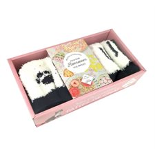 Mes chaussettes pattes de chat : Coffret comprenant 1 livre de recettes + 1 paire de chaussettes