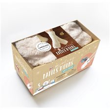 Mes jolies pattes d'ours anti-froid : Coffret avec 1 paire de chaussettes + 1 livre