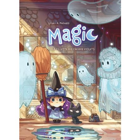 Magic T.01 : La fillette aux cheveux violets : Bande dessinée : Cadeau une planche de stickers