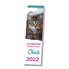 Chats 2022 : Calendrier marque-page