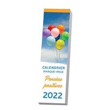 Pensées positives 2022 : Calendrier marque-page