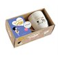 Ma petite pause bonheur : Coffret avec 1 mug en céramique + 1 carnet de sac Happy